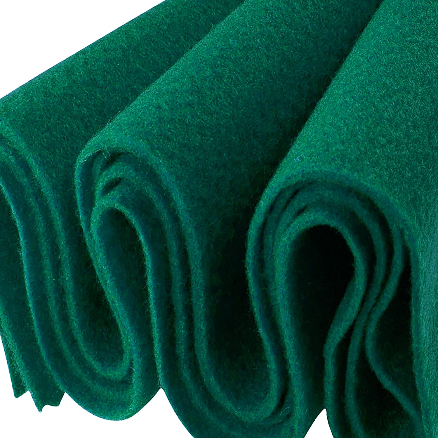 FabricLA Craft Felt Fabric - 18 X 18 Inch Wide & 1.6mm Thick Felt Fabric  by The Yard - Kelly Green - Use This Soft Felt Roll for Crafts - Felt  Material Pack 